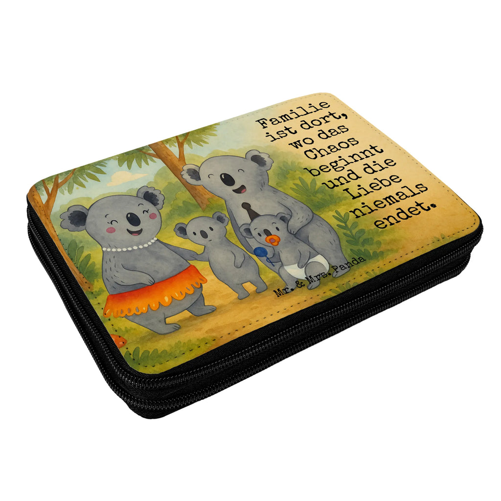 Leather folder Koala Family Design Kind, Schülerin, Federmäppchen bedruckt, Kinder Federmappe, Schule, Federmäppchen, Einschulung, Federmappe Einschulung, Grundschule, Büro Stifte Etui, Stifte Etui, Bestückte Federmappe, Stifterolle, Motiv, Federmappe, Schüler, Geschenk, Stiftetasche, Familie, Vatertag, Muttertag, Bruder, Schwester, Mama, Papa, Oma, Opa, Kinder, Koalas, Geschwister, Familienleben, Family, Koala