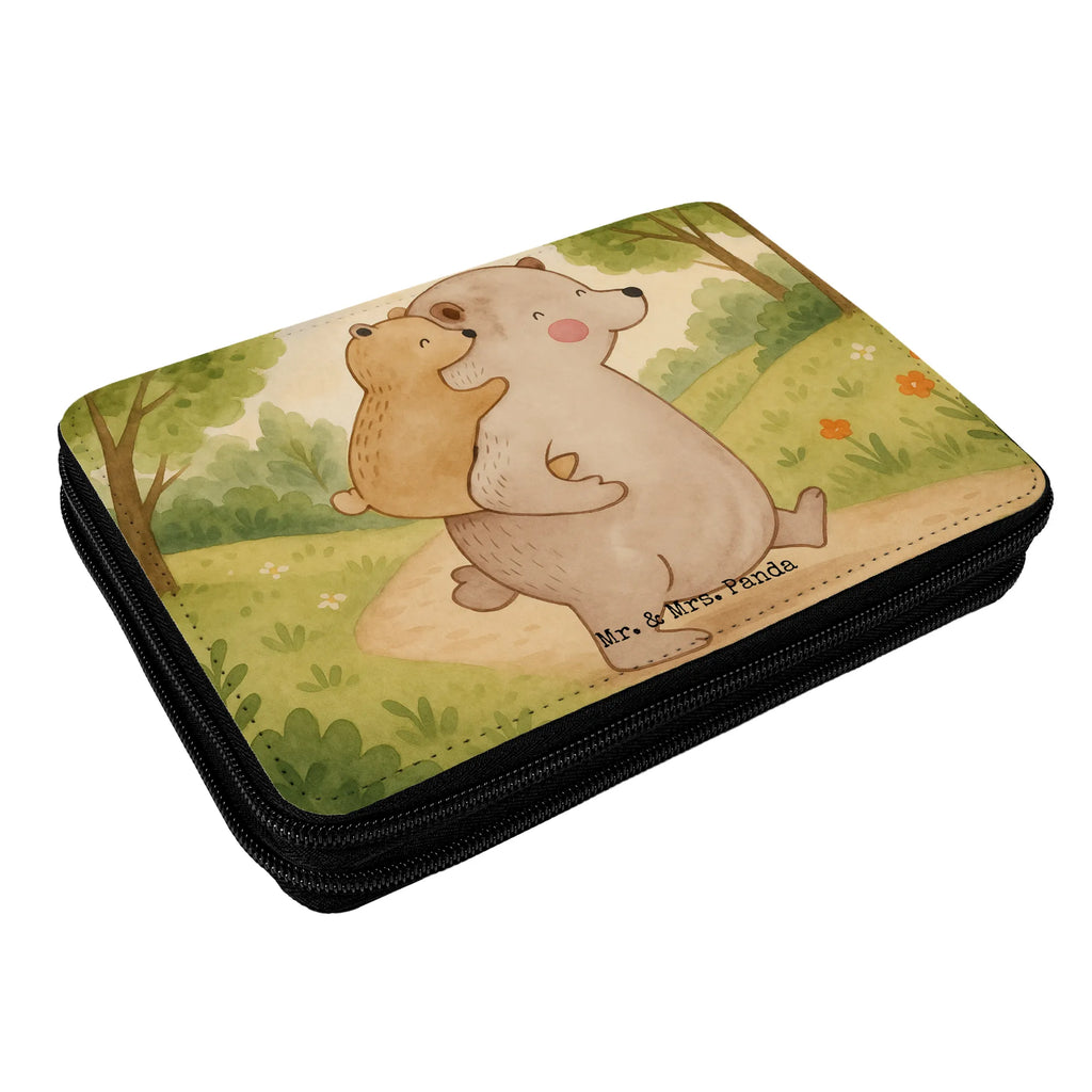 Leather folder Papa Bear Design Kinder Federmappe, Schüler, Schülerin, Federmappe Einschulung, Bestückte Federmappe, Kind, Stifterolle, Stiftetasche, Einschulung, Stifte Etui, Schule, Grundschule, Geschenk, Motiv, Büro Stifte Etui, Federmäppchen bedruckt, Federmäppchen, Federmappe, Familie, Vatertag, Muttertag, Bruder, Schwester, Mama, Papa, Oma, Opa, Geburtstag, Vater, Onkel, Vati, Papi