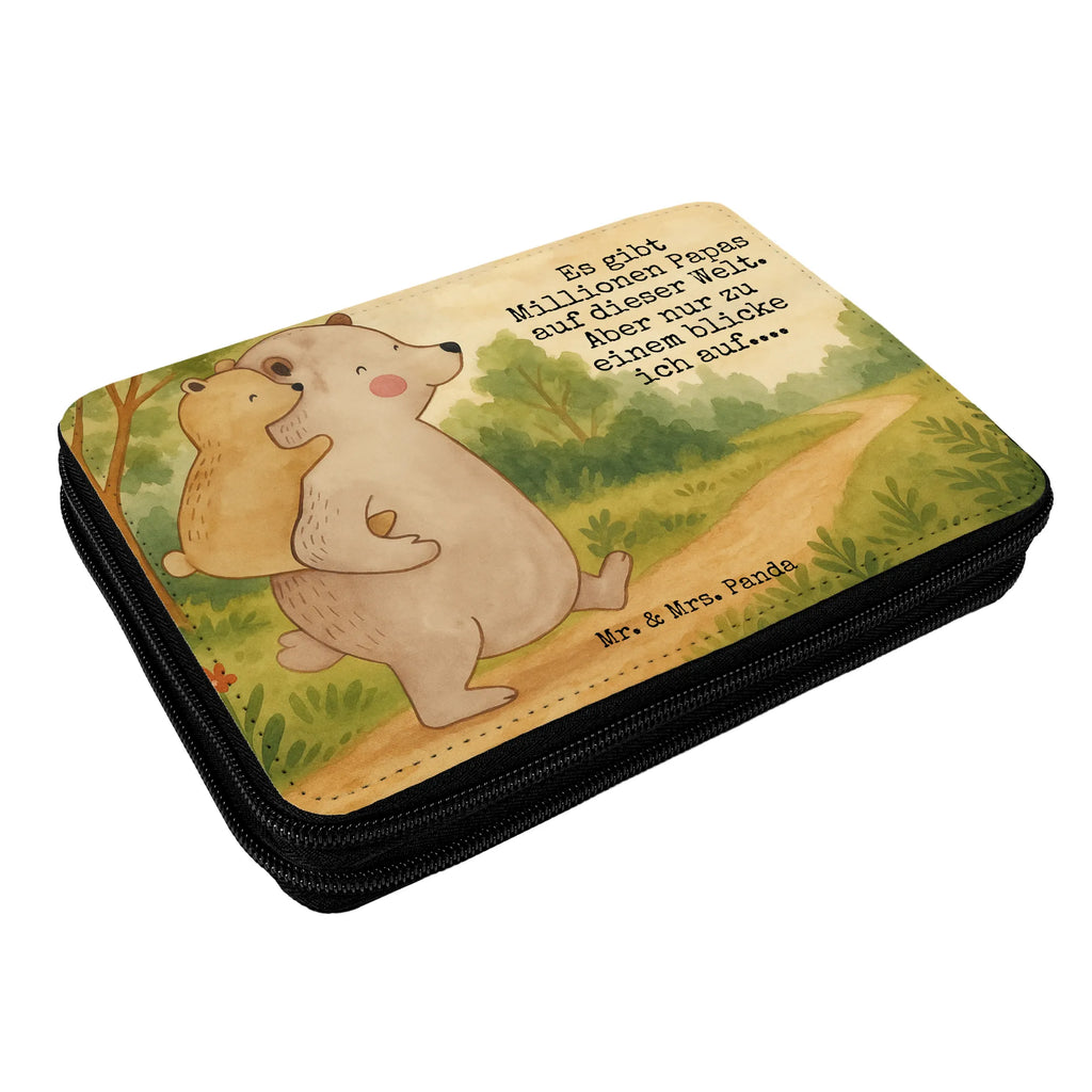 Leather folder Papa Bear Design Kinder Federmappe, Schüler, Schülerin, Federmappe Einschulung, Bestückte Federmappe, Kind, Stifterolle, Stiftetasche, Einschulung, Stifte Etui, Schule, Grundschule, Geschenk, Motiv, Büro Stifte Etui, Federmäppchen bedruckt, Federmäppchen, Federmappe, Familie, Vatertag, Muttertag, Bruder, Schwester, Mama, Papa, Oma, Opa, Geburtstag, Vater, Onkel, Vati, Papi