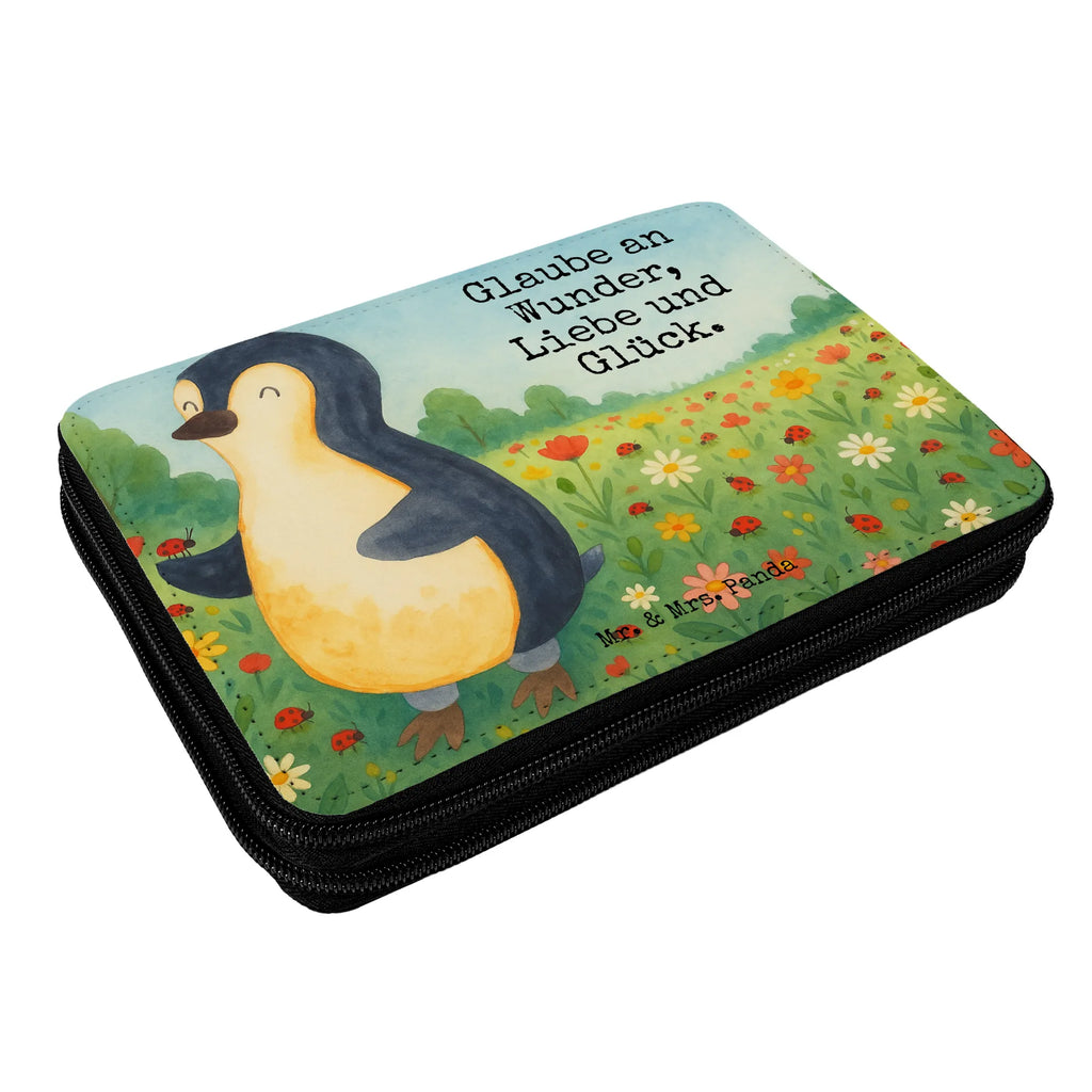 Leather folder Penguin ladybug Design Federmappe, Stiftetasche, Stifte Etui, Schule, Einschulung, Geschenk, Kind, Schüler, Schülerin, Stifterolle, Federmäppchen, Motiv, Grundschule, Federmäppchen bedruckt, Büro Stifte Etui, Bestückte Federmappe, Kinder Federmappe, Federmappe Einschulung, Pinguin, Pinguine, Marienkäfer, Liebe, Wunder, Glück, Freude, Lebensfreude