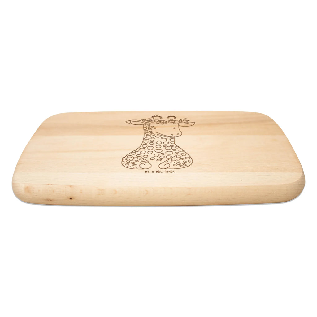 Holzbrett Giraffe Blumenkranz Schneidebrett, Holzbrett, Küchenbrett, Frühstücksbrettchen, Schneidebrett Holz, Frühstücksbrett, Afrika, Wildtiere, Blumenkranz, Freundin, Abenteurer, Selbstliebe, Giraffe