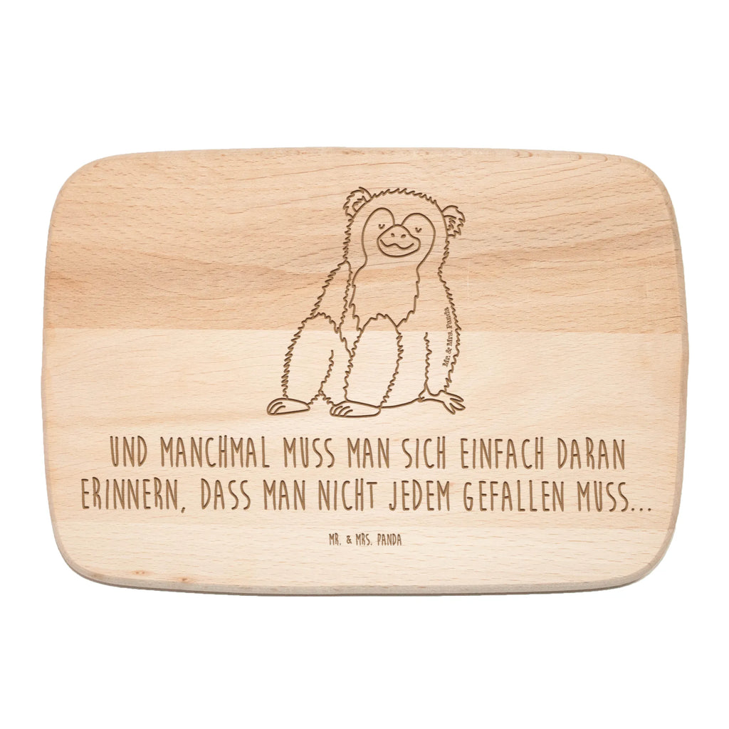 Frühstücksbrett Affe Frühstücksbrett, Schneidebrett, Holzbrett, Frühstücksbrettchen, Küchenbrett, Schneidebrett Holz, Afrika, Wildtiere, Liebe, Äffchen, Respekt, Affe, Selbstliebe, Selfcare, Affen, Selbstbewusstsein, Selbstachtung, Motivation