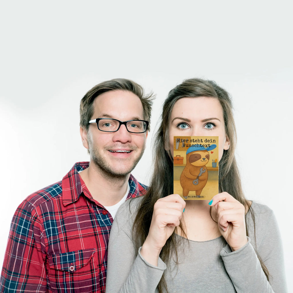 Personalised postcard sloth Father Design Grußkarte mit Wunschtext, Karte mit Wunschtext, Karte mit Namen, Postkarte mit Wunschtext, Postkarte bedrucken, Postkarte mit Namen, Ansichtskarte mit Wunschtext, Geschenkkarte mit Namen, Einladung mit Namen, Geschenkkarte mit Wunschtext, Postkarte personalisierbar, Ansichtskarte mit Namen, Grußkarte mit Namen, Einladung mit Wunschtext, Vatertag Geschenk, Papa Geschenke, Vater Geburtstag, Vater Geschenk, Vatertag, Papi Geschenk, Papa Geschenk, Vater Handwerker