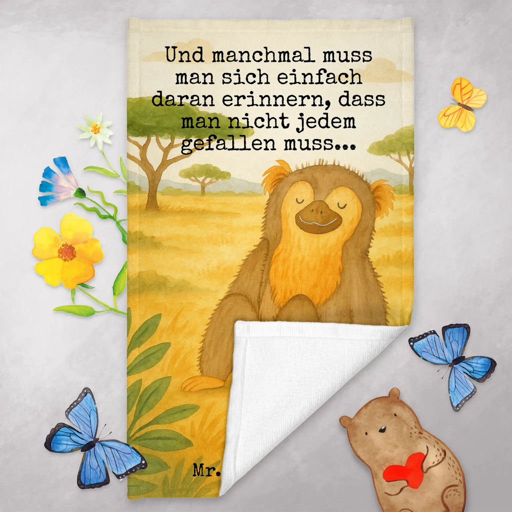 Guest towel Monkey Design Gästetuch, Reisehandtuch, Sport Handtuch, Frottier, Kinder Handtuch, Afrika, Wildtiere, Affe, Äffchen, Affen, Selbstliebe, Respekt, Motivation, Selbstachtung, Liebe, Selbstbewusstsein, Selfcare