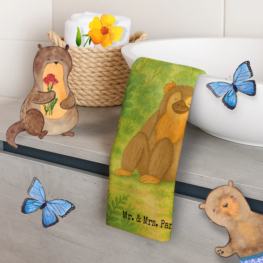 Guest towel Monkey Design Gästetuch, Reisehandtuch, Sport Handtuch, Frottier, Kinder Handtuch, Afrika, Wildtiere, Affe, Äffchen, Affen, Selbstliebe, Respekt, Motivation, Selbstachtung, Liebe, Selbstbewusstsein, Selfcare