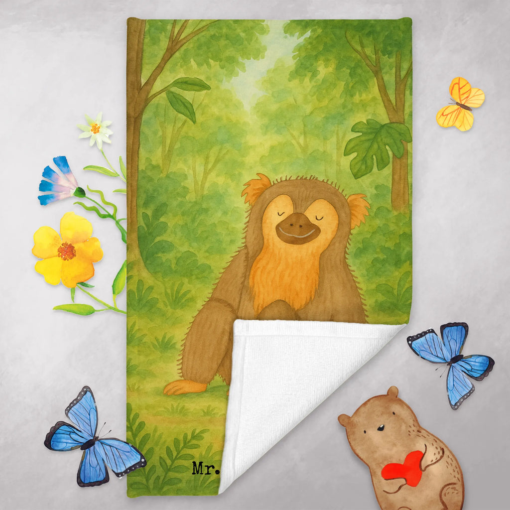 Guest towel Monkey Design Gästetuch, Reisehandtuch, Sport Handtuch, Frottier, Kinder Handtuch, Afrika, Wildtiere, Affe, Äffchen, Affen, Selbstliebe, Respekt, Motivation, Selbstachtung, Liebe, Selbstbewusstsein, Selfcare