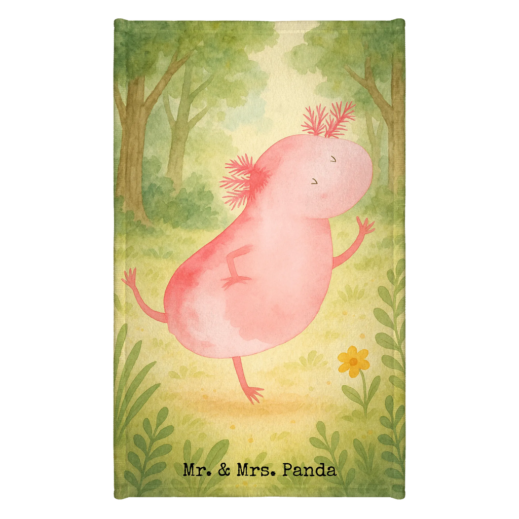 Guest towel axolotl Dance Design Gästetuch, Reisehandtuch, Sport Handtuch, Frottier, Kinder Handtuch, Axolotl, Molch, Axolot, Schwanzlurch, Lurch, Lurche, Dachschaden, Sterne, verrückt, Freundin, beste Freundin