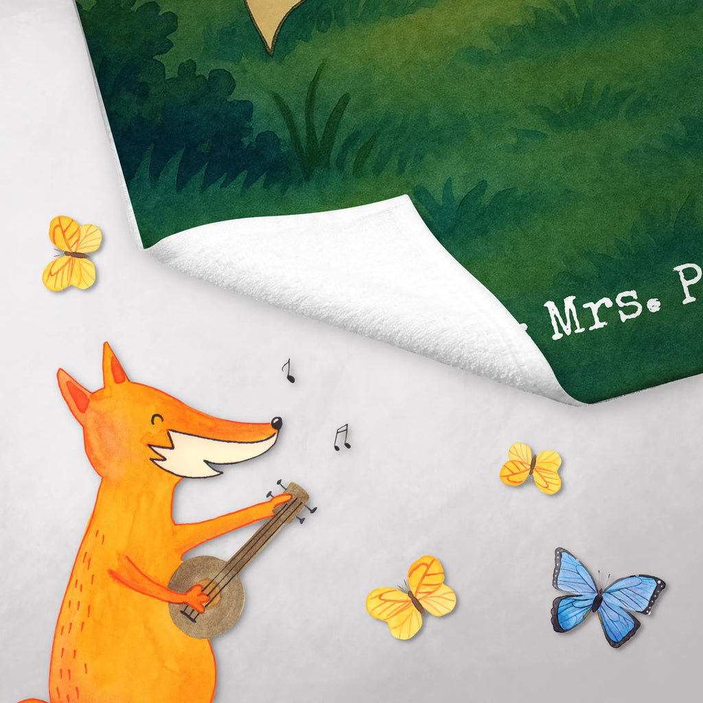 Ręcznik dla gości lis Gwiazdy Design Gästetuch, Reisehandtuch, Sport Handtuch, Frottier, Kinder Handtuch, Fuchs, Füchse, tröstende Worte, Spruch positiv, Spruch schön, Romantik, Always Look on the Bright Side of Life