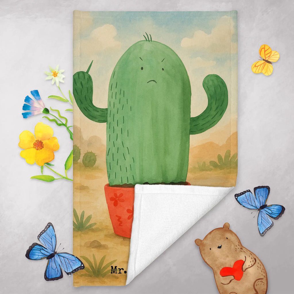 Ręcznik dla gości Kaktus gniew Design Gästetuch, Reisehandtuch, Sport Handtuch, Frottier, Kinder Handtuch, Kaktus, Kakteen, ärgern, Büro, Schule, Büroalltag, Chefin, Kollege, Kollegin, wütend