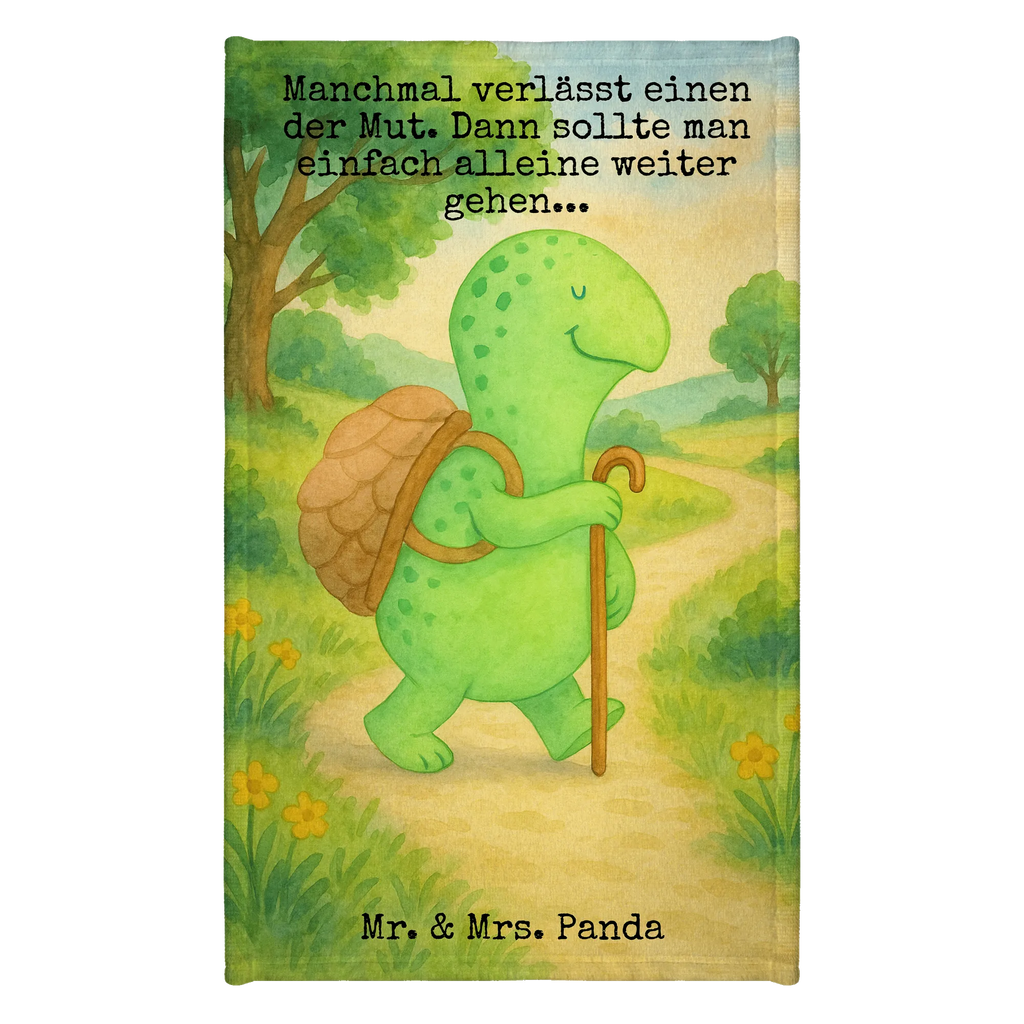 Gästehandtuch Schildkröte Wanderer Design Gästetuch, Reisehandtuch, Sport Handtuch, Frottier, Kinder Handtuch, Schildkröte, Schildkröten, Motivation, Motivationsspruch, Motivationssprüche, Neuanfang