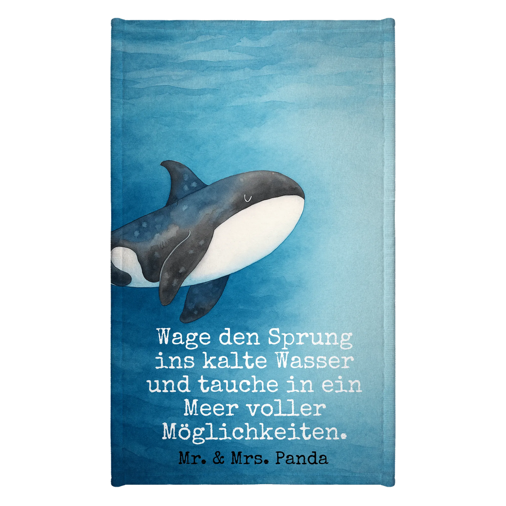 Guest towel Orca Design Gästetuch, Reisehandtuch, Sport Handtuch, Frottier, Kinder Handtuch, Meerestiere, Meer, Urlaub, Orca, Orcas, Killerwal, Wal, Möglichkeiten, Büro, Arbeit, Motivation, Selbstliebe, Neustart, Startup