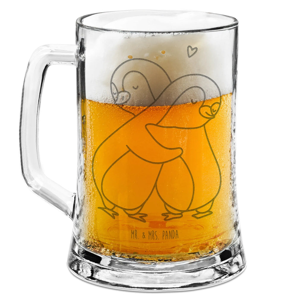 Engraved Beer Mug penguins Cuddle Love, Loving, Two, Together, Marriage, Engagement, Proposal of marriage, Love gift, gift for her, gift for him, anniversary gift, Valentine&#39;s Day Gift for Women Love Gift Anniversary Wedding Anniversary Party Favor Gift for Girlfriend Gift for Partner Boyfriend Gift Token of Love for Men for Husband