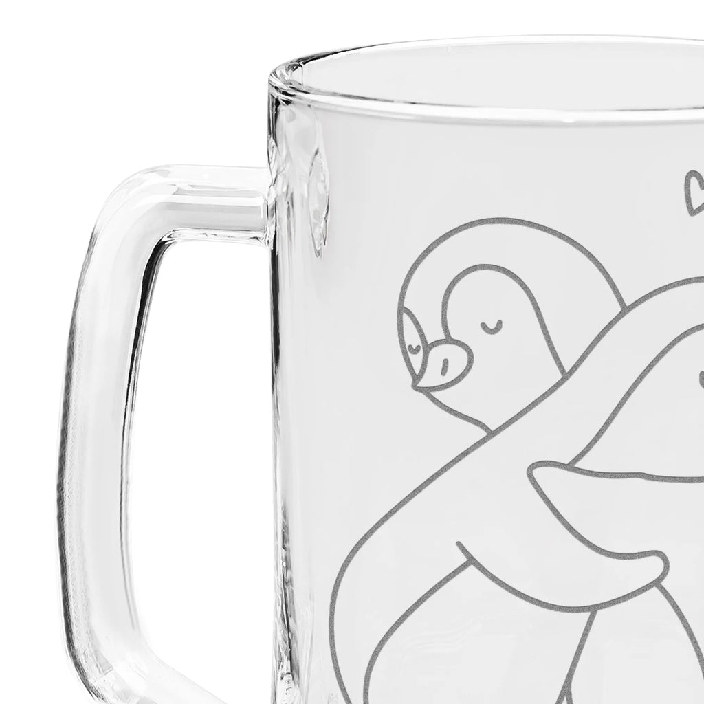 Engraved Beer Mug penguins Cuddle Love, Loving, Two, Together, Marriage, Engagement, Proposal of marriage, Love gift, gift for her, gift for him, anniversary gift, Valentine&#39;s Day Gift for Women Love Gift Anniversary Wedding Anniversary Party Favor Gift for Girlfriend Gift for Partner Boyfriend Gift Token of Love for Men for Husband