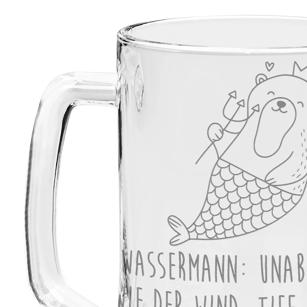 Grawerowany Kufel Piwa Wodnik Astrologia Znak zodiaku, gwiazdozbiór, horoskop, astrologia, ascendent