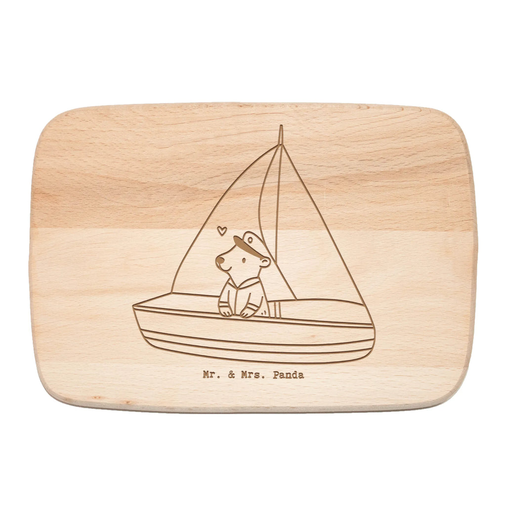 Holzbrett Bär Segeln Holzbrett, Küchenbrett, Schneidebrett Holz, Schneidebrett, Frühstücksbrettchen, Frühstücksbrett, Geschenk, Sport, Sportart, Hobby, Schenken, Danke, Dankeschön, Auszeichnung, Gewinn, Sportler, Yachtclub, Segeltörn, Segelboot, Segelschule, segeln