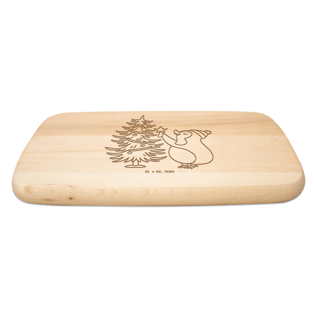 Schneidebrett Pinguin Weihnachtsbaum Schneidebrett Holz, Küchenbrett, Schneidebrett, Holzbrett, Frühstücksbrett, Frühstücksbrettchen, Winter, Weihnachten, Weihnachtsdeko, Nikolaus, Advent, Heiligabend, Wintermotiv, Pinguin