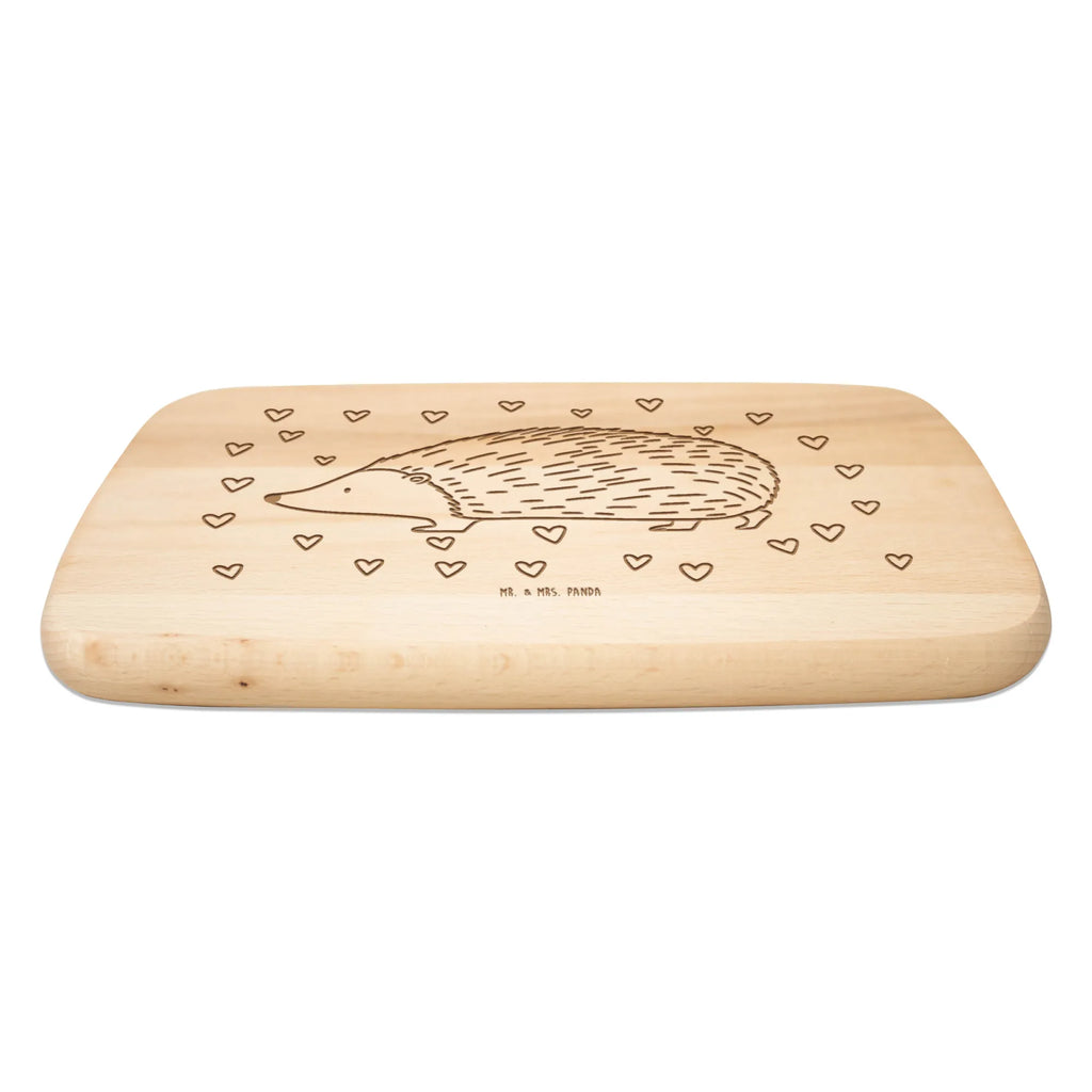 Schneidebrett Igel Herzen Schneidebrett Holz, Schneidebrett, Küchenbrett, Holzbrett, Frühstücksbrettchen, Frühstücksbrett, Tiermotive, Gute Laune, lustige Sprüche, Tiere, Herz, Vertrauen, Igel, Leben, Herzen, Kuss, Liebe