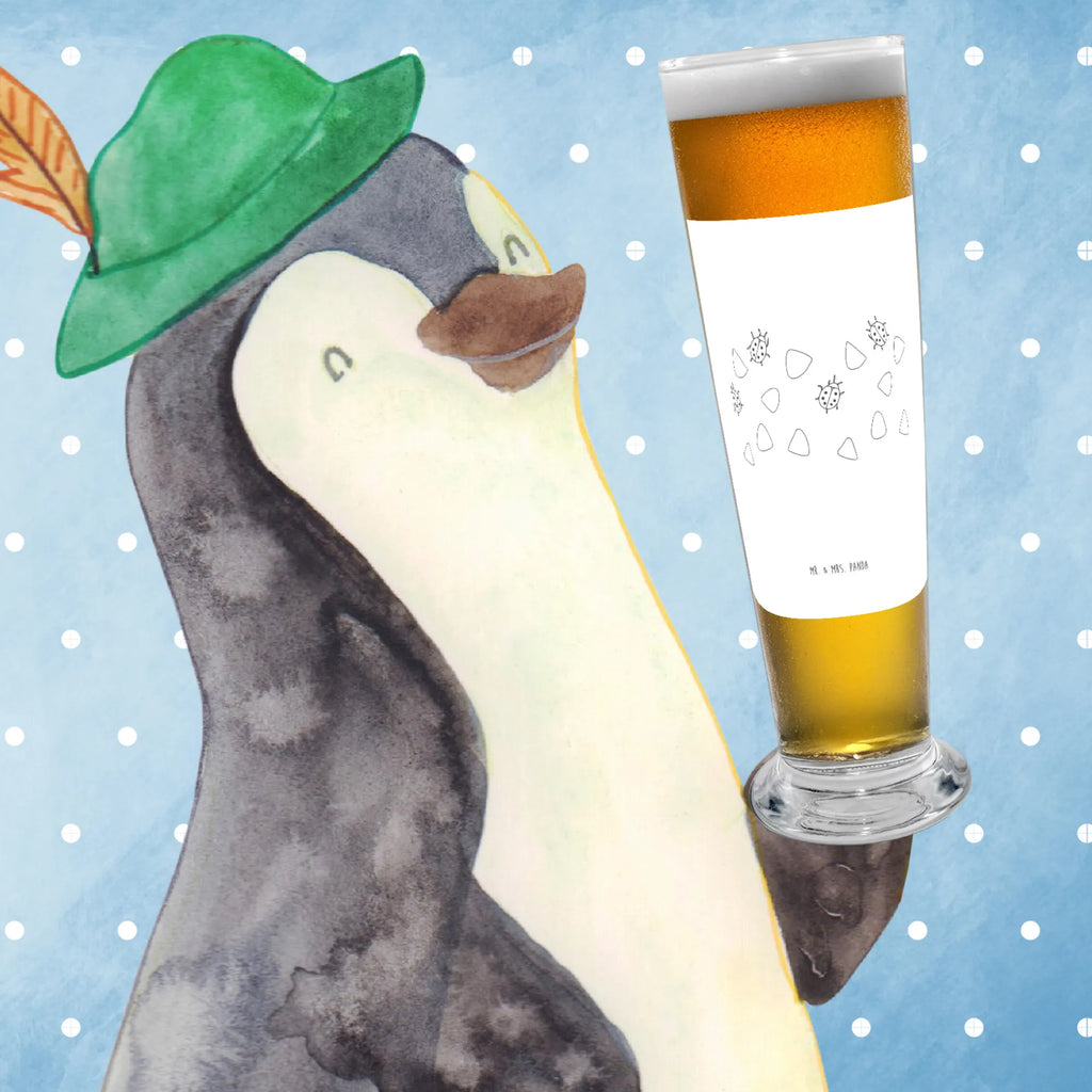 Weizenglas Marienkäfer Design Weizenglas, Weizen Glas, Weizenbierglas, Vatertag, Weizenbier Glas, Marienkäfer, Aquarell, Muster, verspielt, grüne Punkte, niedlich