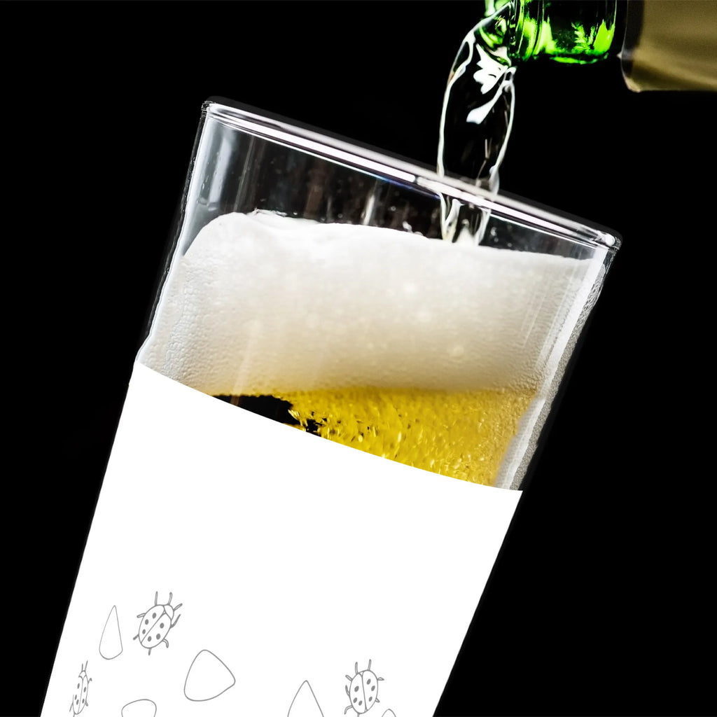 Weizenglas Marienkäfer Design Weizenglas, Weizen Glas, Weizenbierglas, Vatertag, Weizenbier Glas, Marienkäfer, Aquarell, Muster, verspielt, grüne Punkte, niedlich