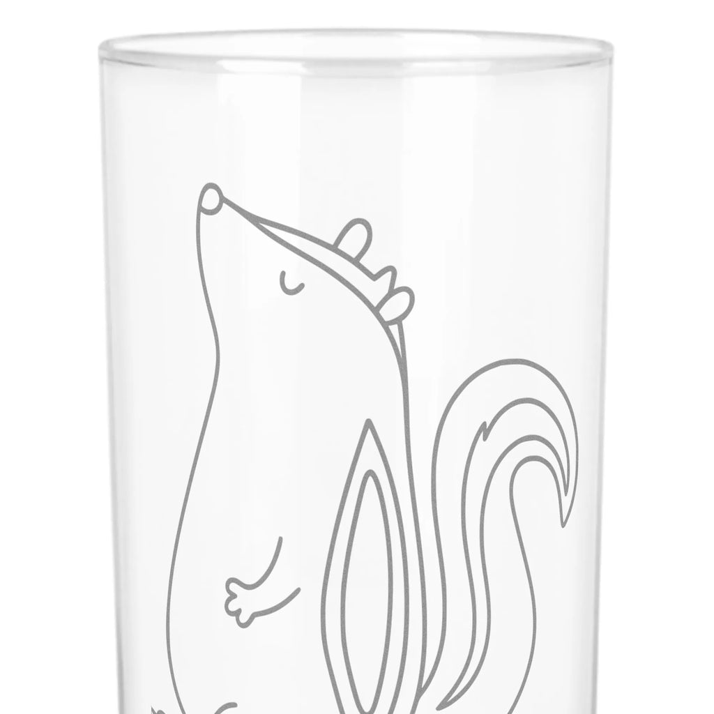 Szklanka na wodę skunks siedzenie Stinktier, Skunk