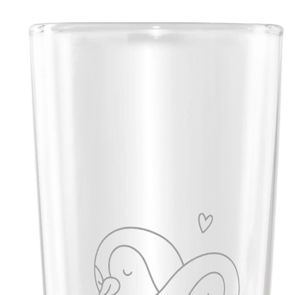 Pszeniczne szkło pingwiny Przytulanie Miłość, partner, przyjaciel, przyjaciółka, mąż, żona, wesele, zaręczyny, prośba o rękę, prezent miłosny, rocznica, dzień ślubu