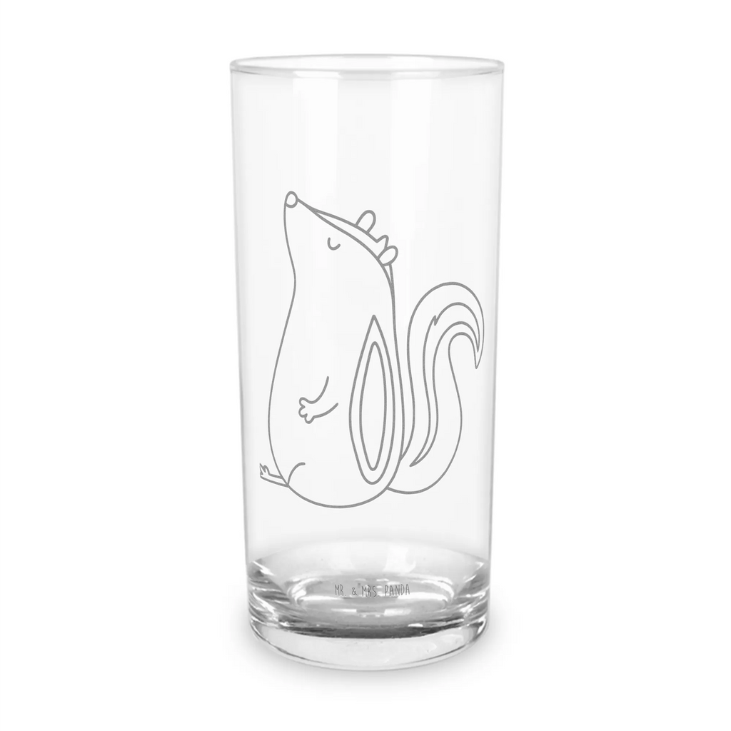 Szklanka na wodę skunks siedzenie Stinktier, Skunk