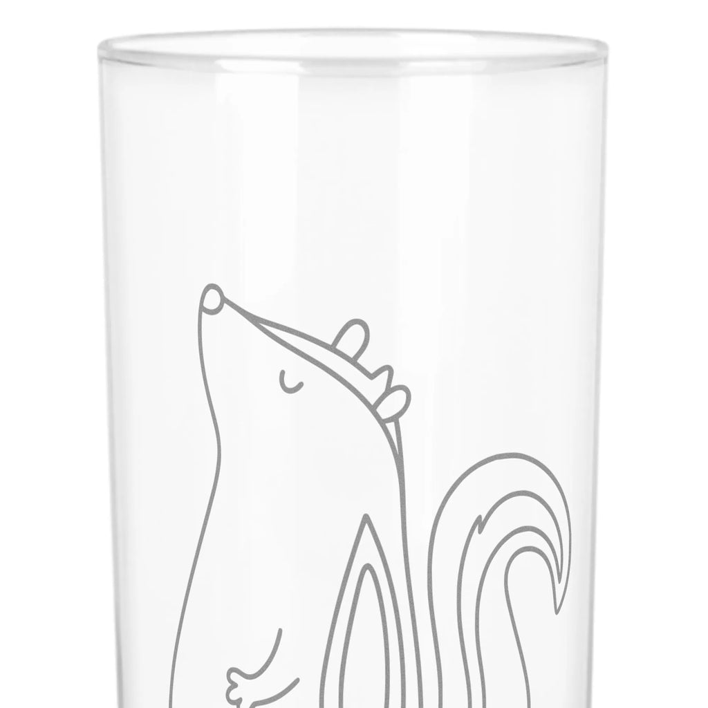 Szklanka na wodę skunks siedzenie Stinktier, Skunk