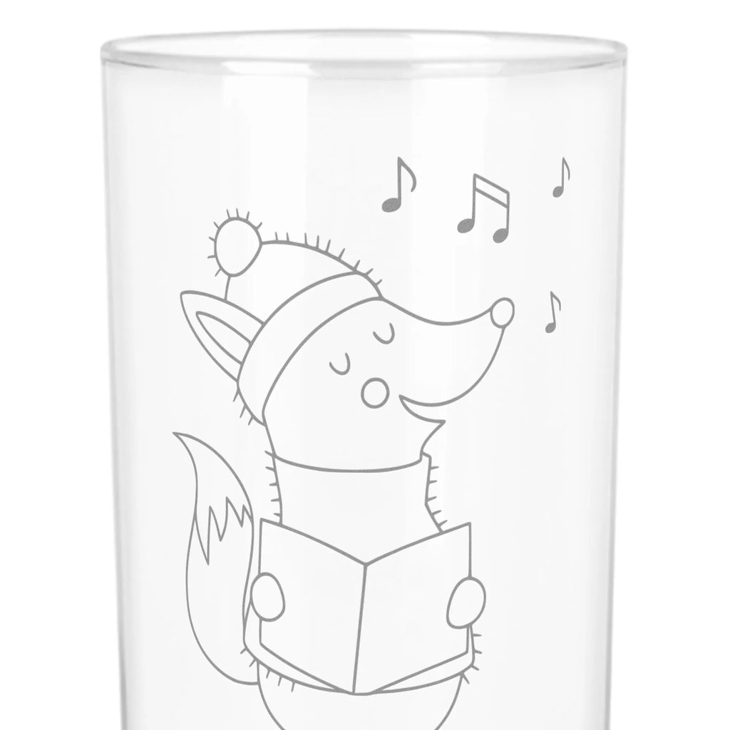 Water Glass Fox Singer Winter, Christmas, Christmas time, snow