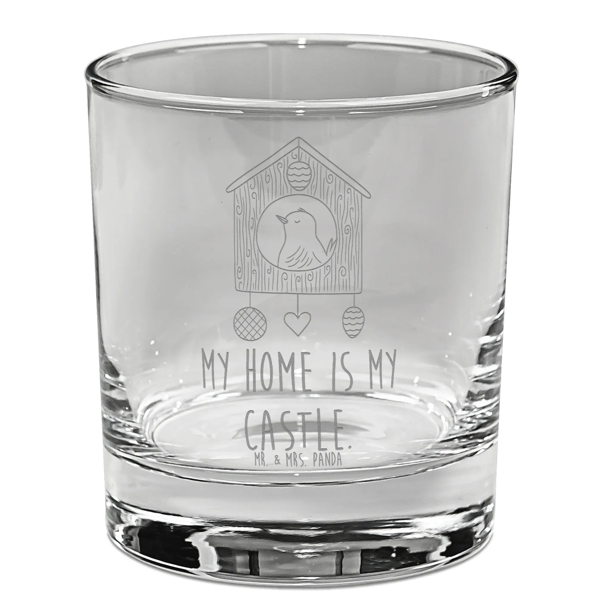 Whiskey Glass Bird House card, gift ideas, gifts, small animals, cute, cute animal motives, hand drawn, funny sayings, good mood, special gifts, animal lover, apartment, Bird, birdhouse, our house, birds, favorite place