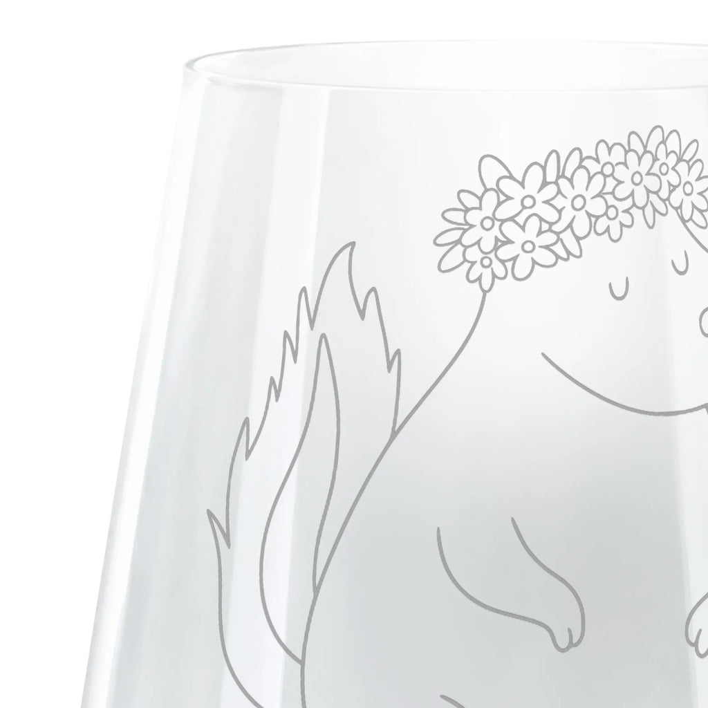 Engraved Wind Light skunk Girl Romatisches Windlicht, Gravur Windlicht, Teelichthalter, Windlicht aus Glas, Teelicht, Stinktier, Skunk, Raubtier, Namaste, Yoga, Stinker, Wildtier, Stinki