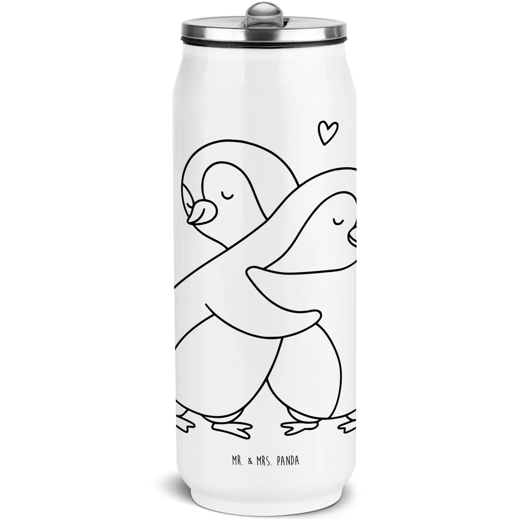 Puszki napojowe Butelka do picia Pingwiny przytulanie Miłość, partner, przyjaciel, przyjaciółka, mąż, żona, wesele, zaręczyny, prośba o rękę, prezent miłosny, rocznica, dzień ślubu