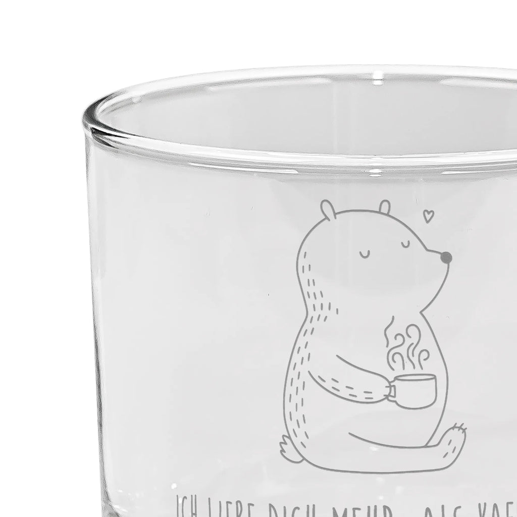 Szklanka do ginu Niedźwiedź Poranna kawa Miłość, partner, przyjaciel, przyjaciółka, mąż, żona, wesele, zaręczyny, prośba o rękę, prezent miłosny, rocznica, dzień ślubu