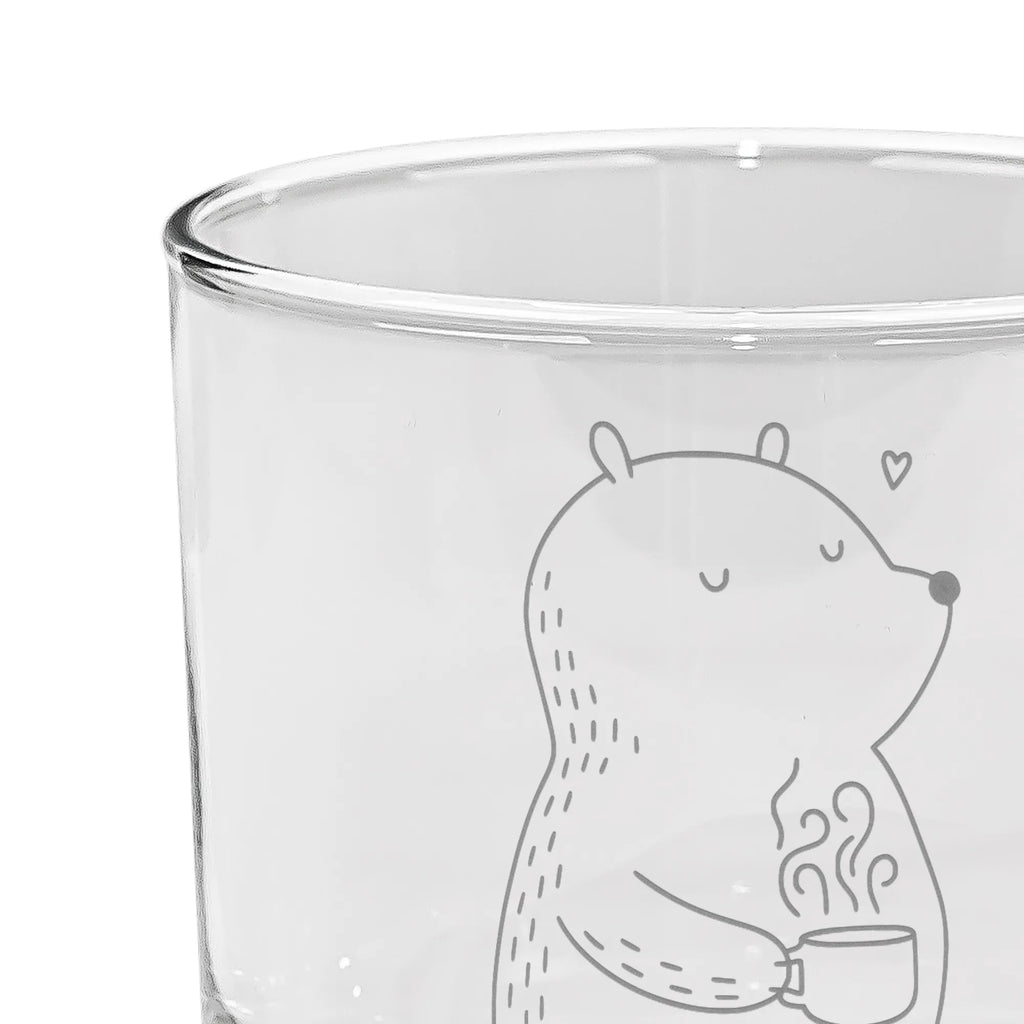 Szklanka do ginu Niedźwiedź Poranna kawa Miłość, partner, przyjaciel, przyjaciółka, mąż, żona, wesele, zaręczyny, prośba o rękę, prezent miłosny, rocznica, dzień ślubu