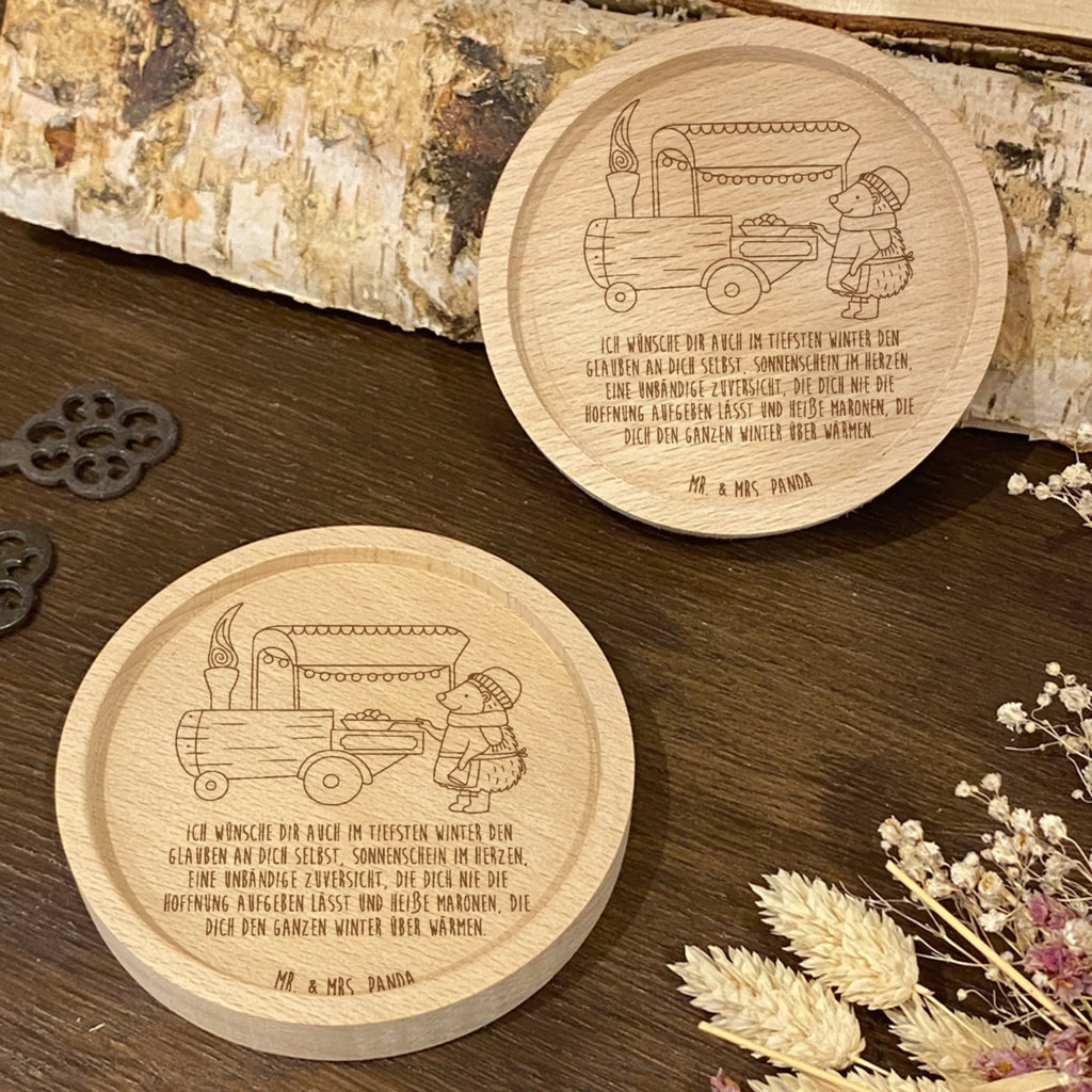 Holz Untersetzer Igel Maronen Untersetzer, Holz Untersetzer, Untersetzer graviert, Gravierte Untersetzer, Winter, Weihnachten, Weihnachtsdeko, Nikolaus, Advent, Heiligabend, Wintermotiv, Maronen, Weihnachtsmarkt, Duft, Kastanien