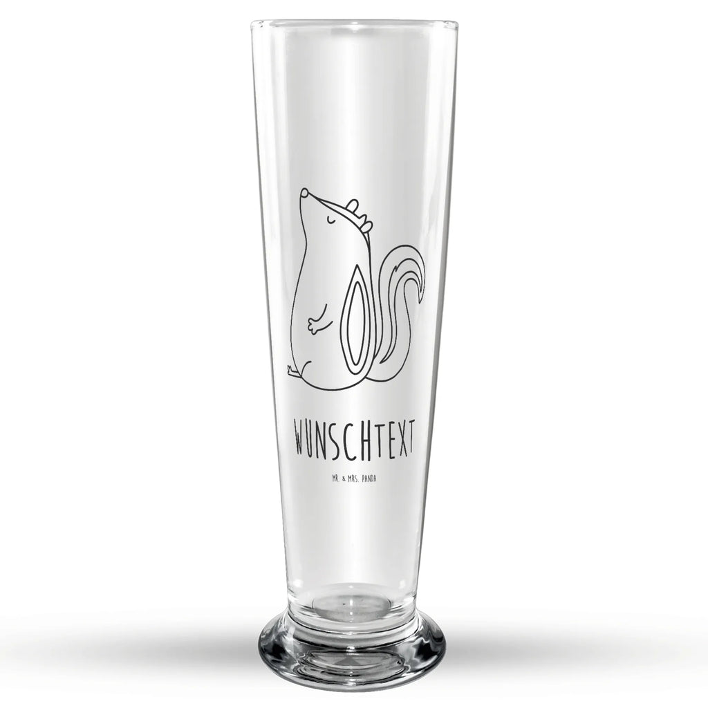 Spersonalizowany kufel do piwa skunks siedzenie Stinktier, Skunk