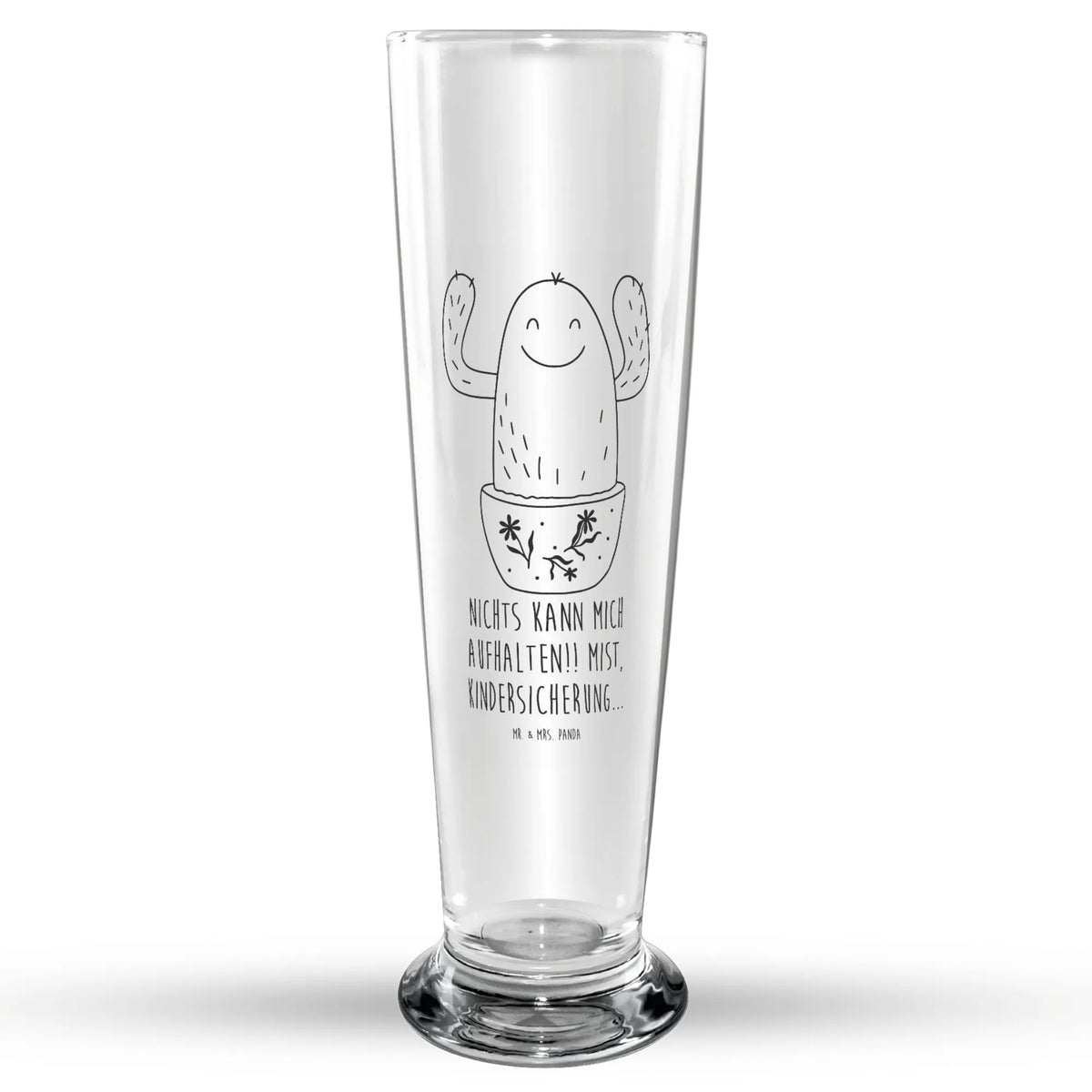 Bierglas Kaktus Happy Bier Glas, Bierbecher, Bierglas, Glasbierglas, Glasbecher, Trinkglas, Kakteen, Kaktus, Motivation, Spruch, Kollege, Büro, Lustig, Familie, Mutter, Ausbildung, Neustart, Kindersicherung, Freundin, Büroalltag, Kollegin