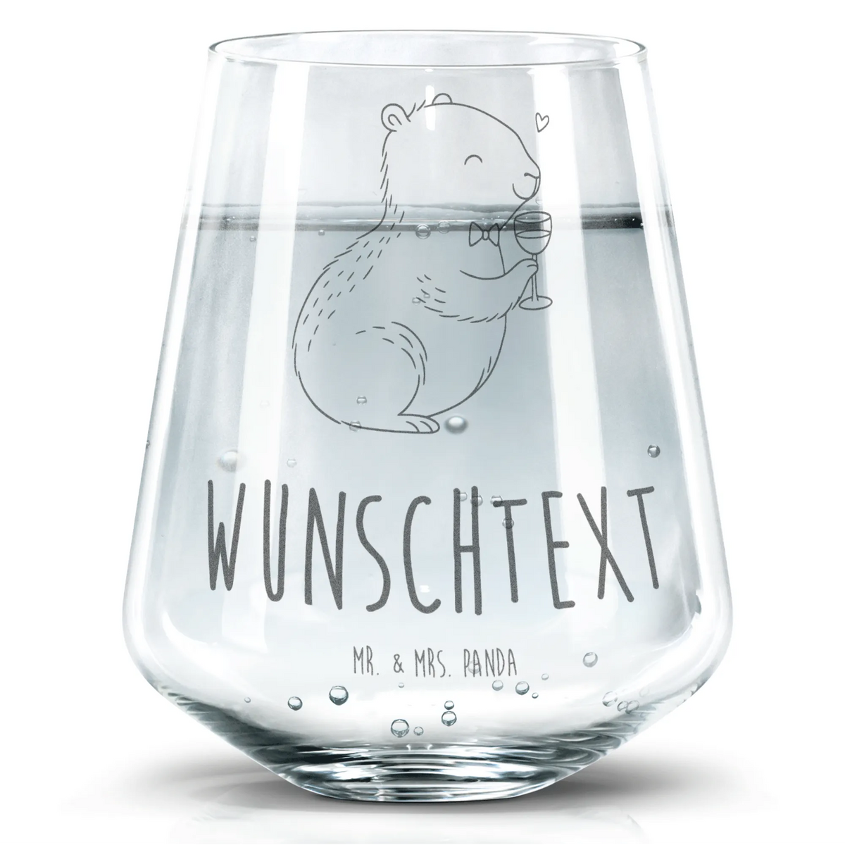 Personalized Drinking Glass Capybara wine small animals, cute, funny, cute animal motives, hand drawn, small world, funny sayings, good mood, happy, gifts, gift ideas, special gifts, animal lover, card