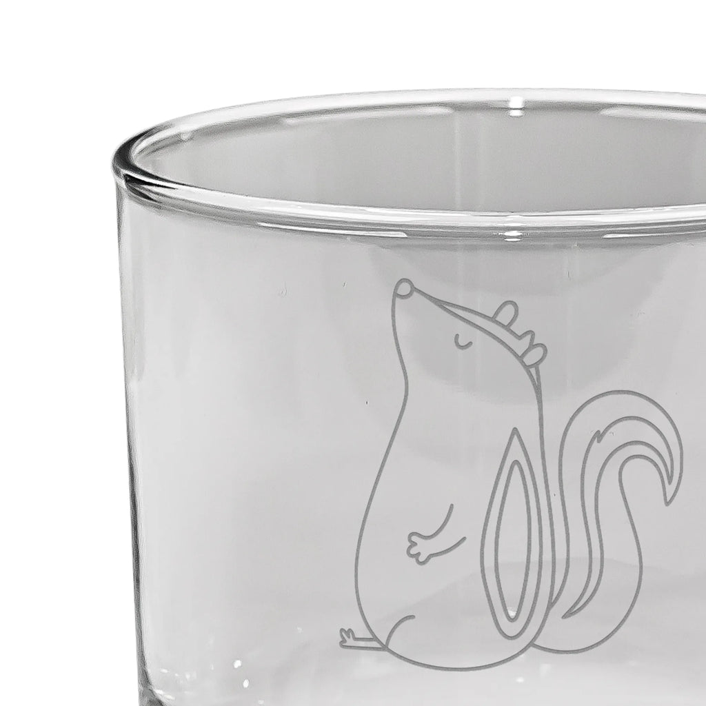Personalisiertes Whiskey Glas Stinktier Sitzen Whiskey Glas, Whiskeylgas, Whiskey Glas mit Sprüchen, Whiskey Glas mit Gravur, Whiskeyglas mit Spruch, Stinktier, Skunk, Recht, Stinker, Stinki, Büro, Raubtier, Wildtier, Besserwisser, Spruch
