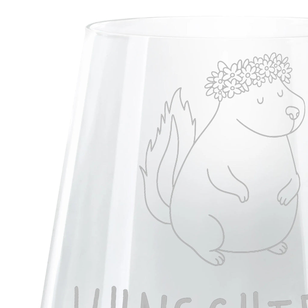 Personalizowany kieliszek koktajlowy skunks dziewczynka Stinktier, Skunk