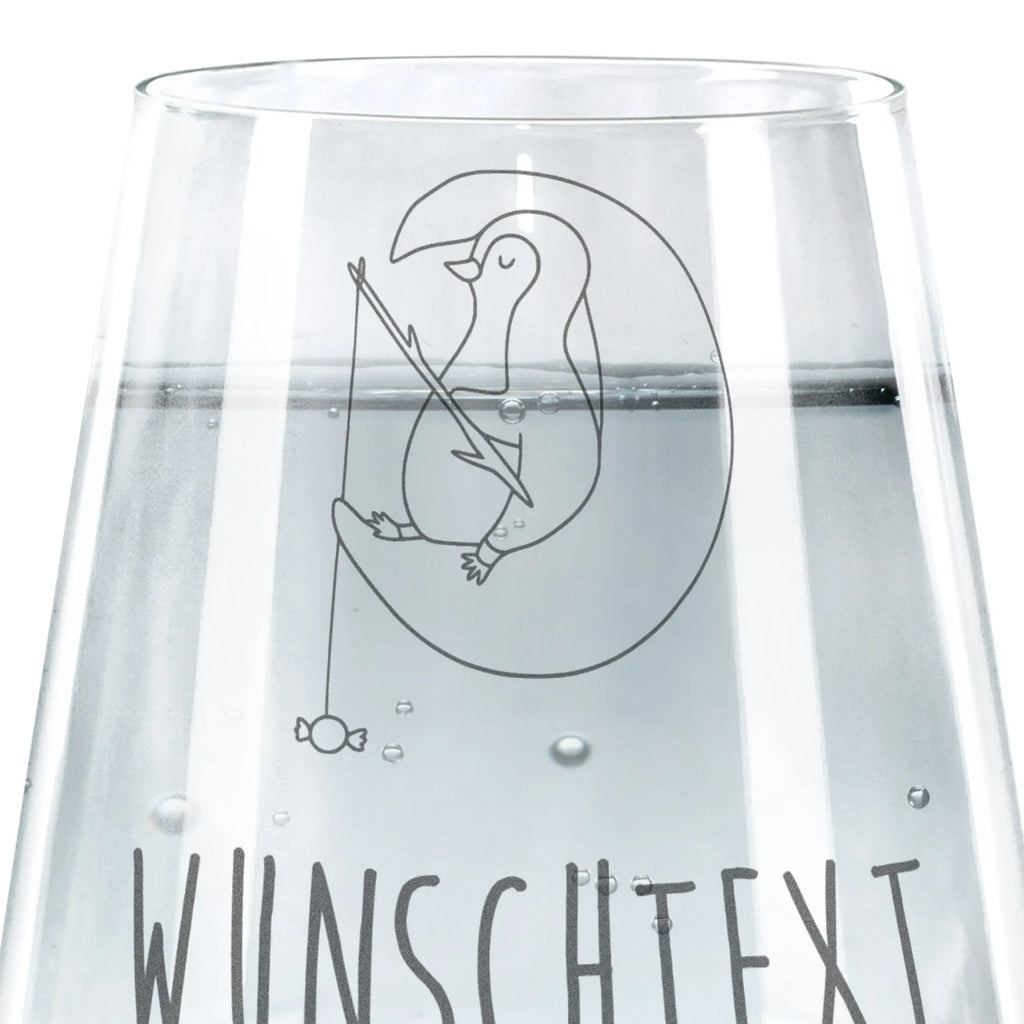 Personalized Drinking Glass Penguin moon Penguin, North Pole, Winter, Penguins, guest room, sleep, penguins, night's rest, bedroom, saying, falling asleep, insomnia