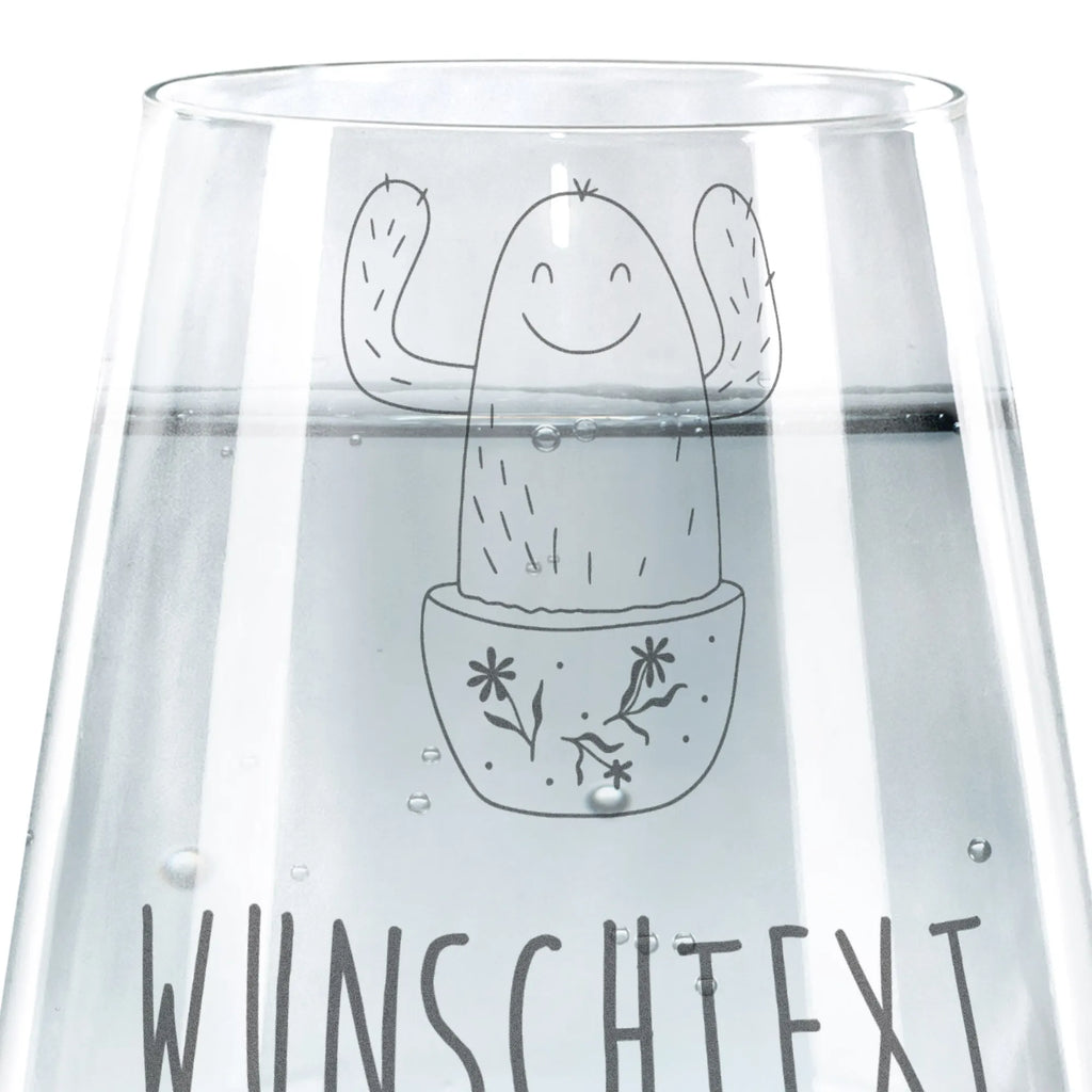 Personalized Drinking Glass cactus happy cactus, cactuses, plants, cactus plant, small green cactus, saying, office life, education, funny, mother, colleague, motivation, friend, family, office, cacti, child protection, new start