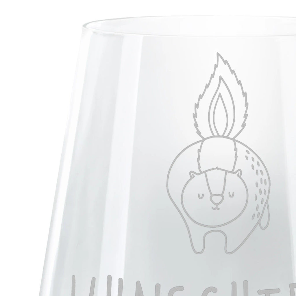 Personalized Cocktail Glass skunk attack Skunk, skunk, stinky, wild animal, stinker, threatening, predator, angry