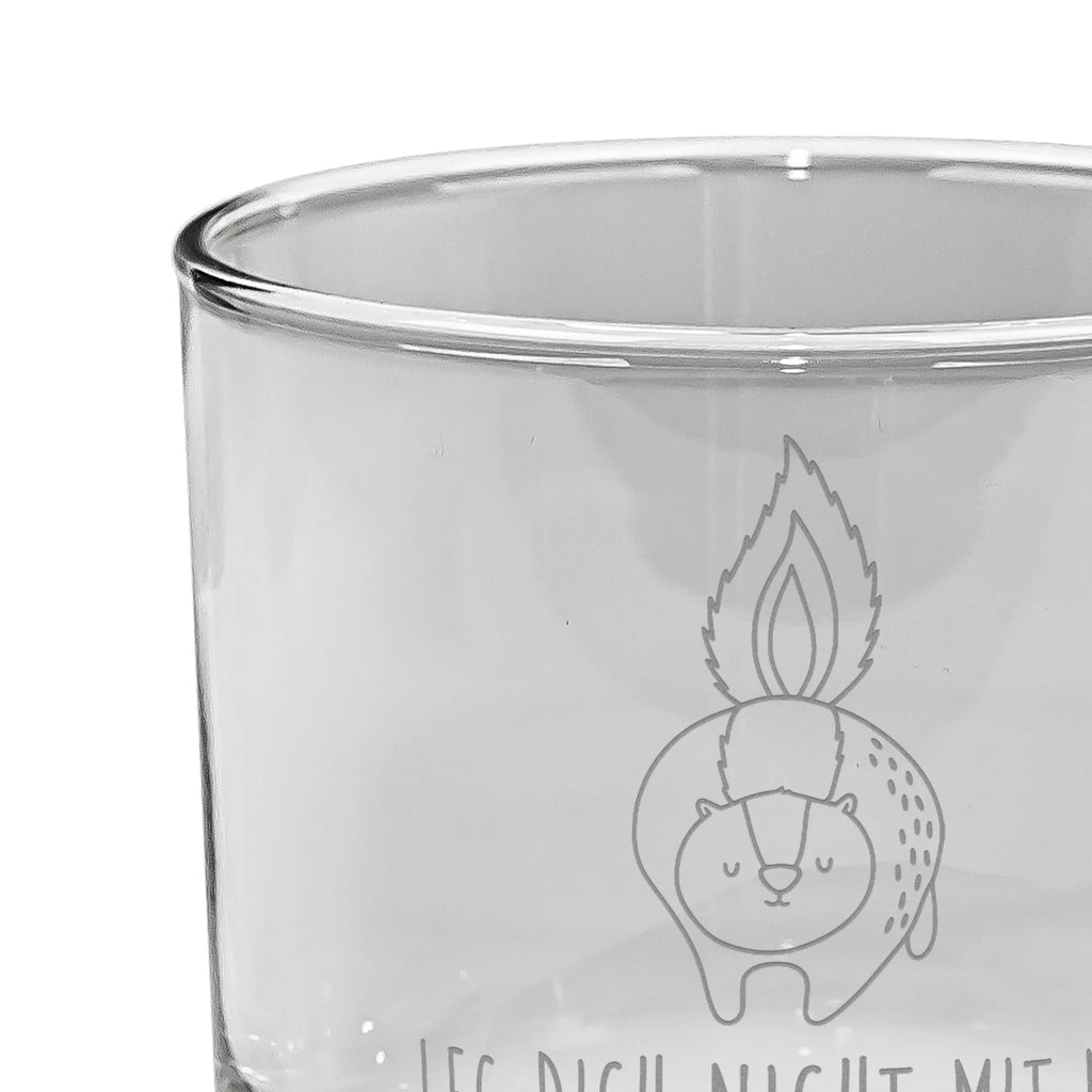 Whiskey Glas Stinktier Angriff Whiskey Tumbler, Edle Whiskygläser, Whiskey Glas, Whisky Gläser, Whiskygläser, Whiskeyglas mit Spruch, Whiskey Glas mit Sprüchen, Whiskyglas mit Gravur, Gravur Whiskyglas, Whiskey Glas mit Gravur, Whiskeylgas, Stinktier, Skunk, Drohung, Raubtier, Stinker, Wildtier, Stinki, wütend