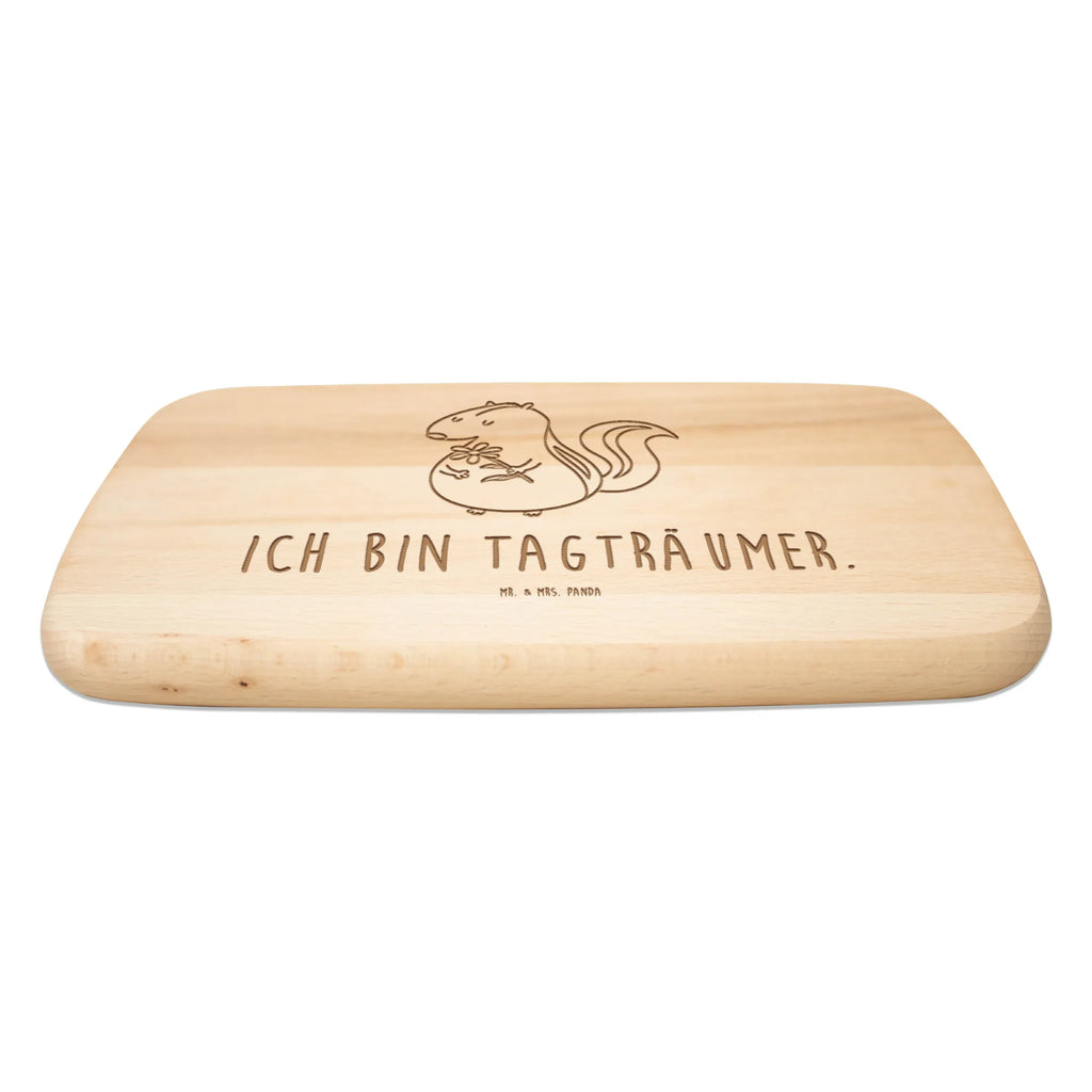 Küchenbrett Stinktier Blume Frühstücksbrett, Schneidebrett Holz, Frühstücksbrettchen, Küchenbrett, Holzbrett, Schneidebrett, Stinktier, Skunk, Dreams, Stinker, Tagträumer, verträumt, Träume, Stinki, Wildtier, Raubtier