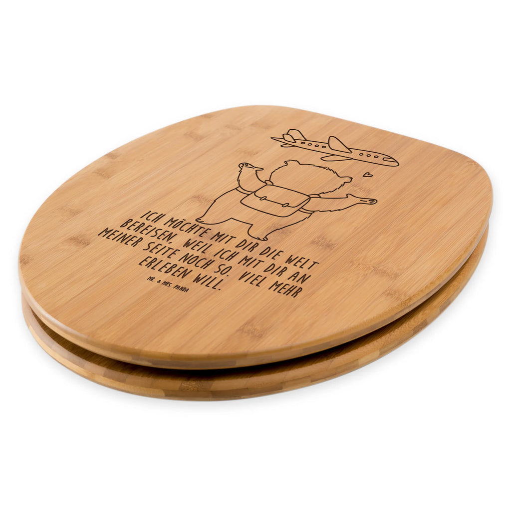 Deska sedesowa niedźwiedź samolot Miłość, partner, przyjaciel, przyjaciółka, mąż, żona, wesele, zaręczyny, prośba o rękę, prezent miłosny, rocznica, dzień ślubu