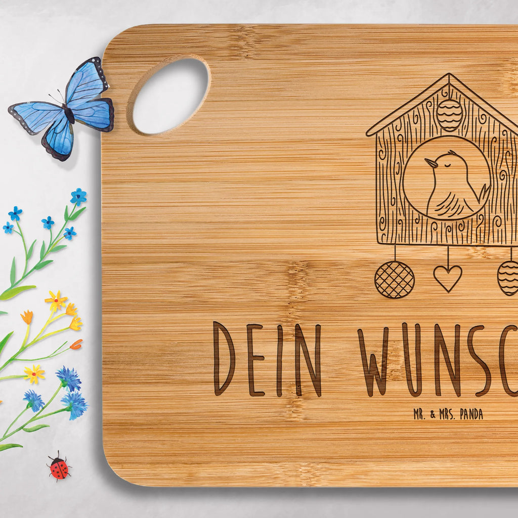 Personalized Cutting Board Bird House small animals, cute, funny, cute animal motives, hand drawn, small world, funny sayings, good mood, happy, gifts, gift ideas, special gifts, animal lover, card, Bird, home, birdhouse, birds, family, our house, favorite place, nest, castle, apartment, home sweet home, house