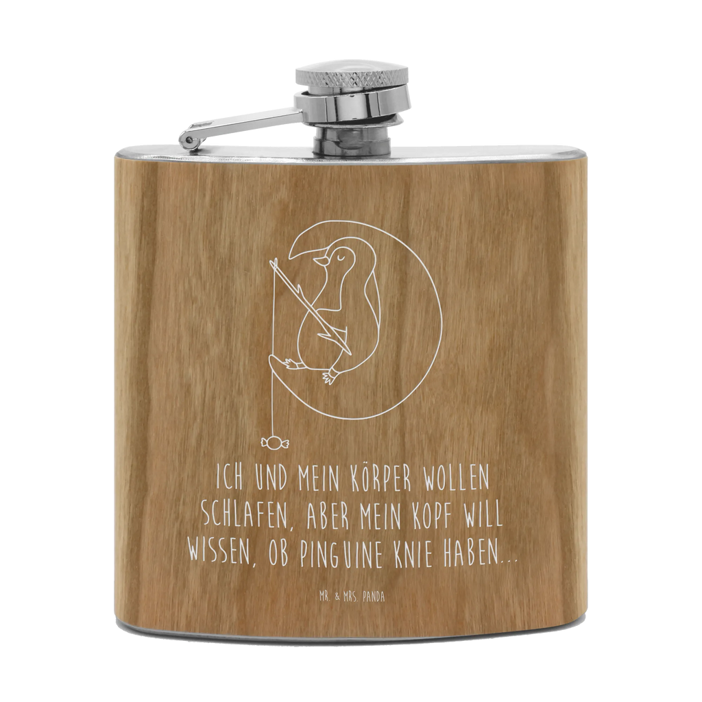 Hipflask Penguin moon Penguin, North Pole, Winter, Penguins, sleep, night's rest, penguins, falling asleep, guest room, insomnia, bedroom, saying