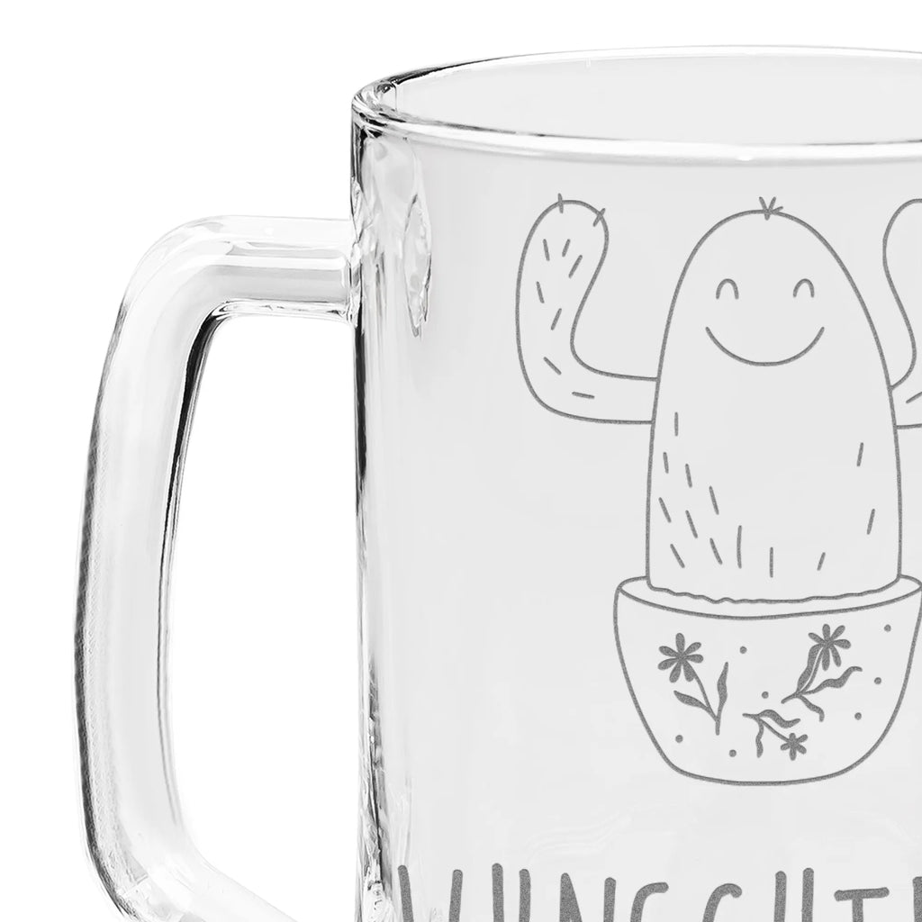 Personalized Engraved Beer Mug cactus happy cactus, cactuses, plants, cactus plant, small green cactus, office, colleague, saying, new start, motivation, child protection, friend, funny, family, office life, mother, cacti, education