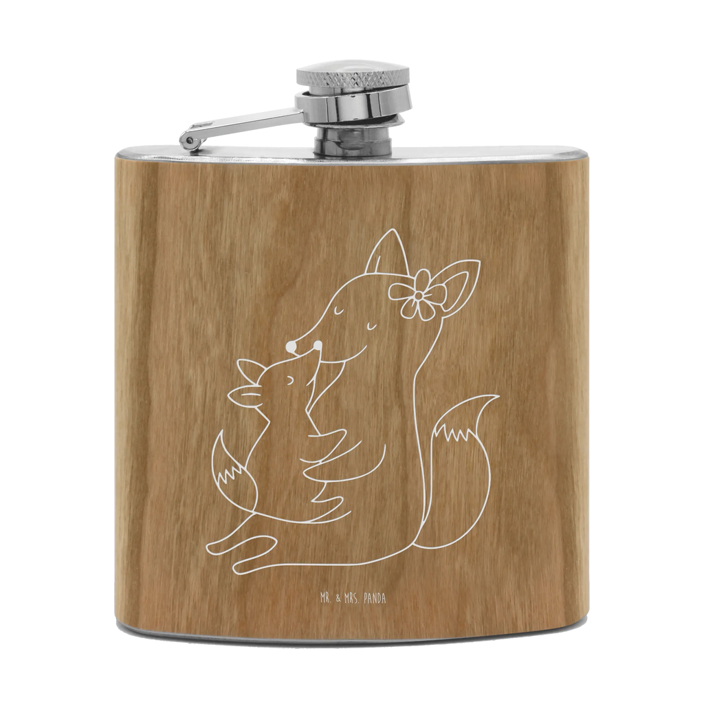 Hipflask Fox mummy Family, Father's Day, Mother's Day, brother, sister, Mom, Dad, daughter, favourite daughter, mother, best daughter, present, mom