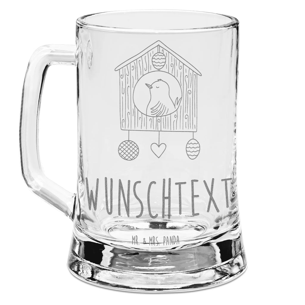 Personalizowany kufel do piwa z grawerem ptasi domek Strona główna Motywy zwierzęce, dobra energia, zabawne powiedzonka, zwierzęta